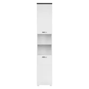 Idea Skříň 2 dveře PRAYA 72 bílá/beton