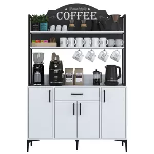Casarredo Multifunkční kuchyňská skříňka NEVIS, bílá