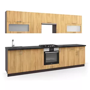 Casarredo Kuchyně ESTERO 300 wenge dark/dub wotan