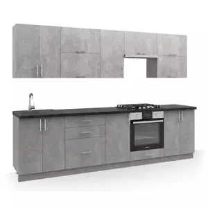 Casarredo Kuchyně FELIPE 280 beton/beton