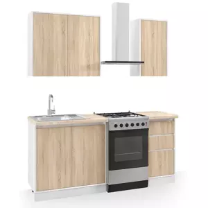 Casarredo Kuchyně NUEVA B 120 bílá/dub sonoma