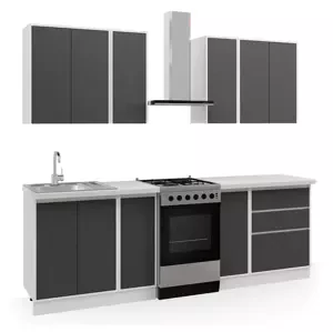 Casarredo Kuchyně NUEVA A 180 bílá/antracit