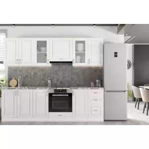 Casarredo Kuchyně BARDIS 260 bílá/bílá lesk