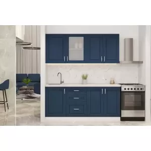 Casarredo Kuchyně BARDIS 180 safírová/bílá