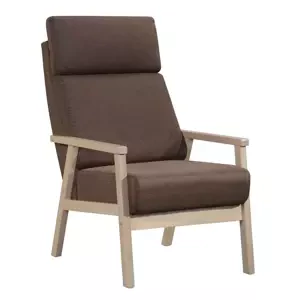 Casarredo Křeslo RELAX 1 bílá/hnědá