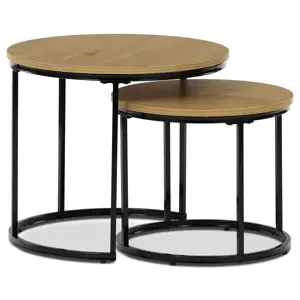 Autronic Set 2 ks stolků CT-G1145 OAK
