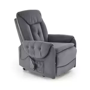 Halmar Relaxační polohovací křeslo HORTON, šedá