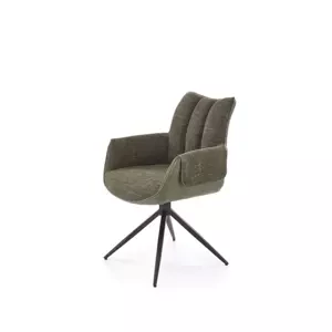 Halmar Otočné křeslo K579, hnědozelená