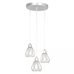 Tempo Kondela Visící lampa OKIRA TYP 1, stříbrná + kupón KONDELA10 na okamžitou slevu 3% (kupón uplatníte v košíku)