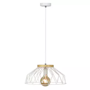 Tempo Kondela Visící lampa TREX TYP 2, bílá + kupón KONDELA10 na okamžitou slevu 3% (kupón uplatníte v košíku)