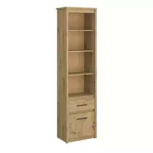 Tempo Kondela Otevřený regál 1D1S AIRON, dub artisan + kupón KONDELA10 na okamžitou slevu 3% (kupón uplatníte v košíku)