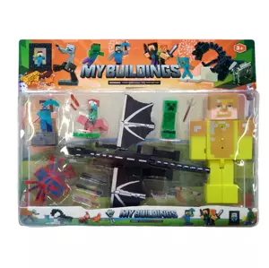 Toybit Kolekce figurek Minecraft My buildings sada FIBH2053