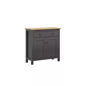 BRW HESEN komoda KOM2D1S/10/10, grafit/dub artisan