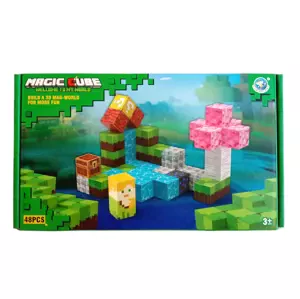Toybit Magnetická stavebnice Minecraft Magic cube MSTB2099
