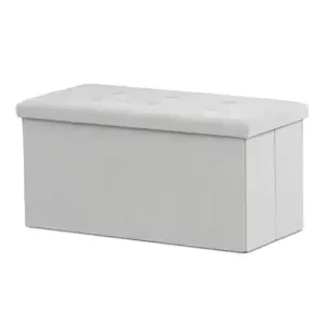 Autronic Skládací taburet TAB-472 CRM6, krémová