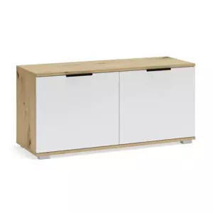 Halmar Botní s dvířky CLIF ST-100, dub artisan/bílá