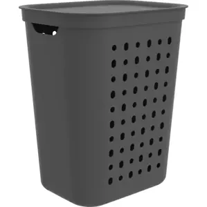 ROTHO Koš na prádlo JONA 55L - antracit