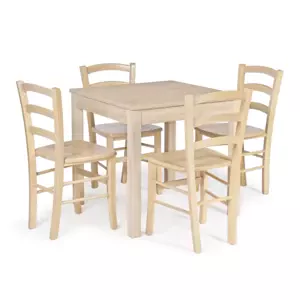 MIKO Jídelní set - stůl ST 43M + židle Venezia