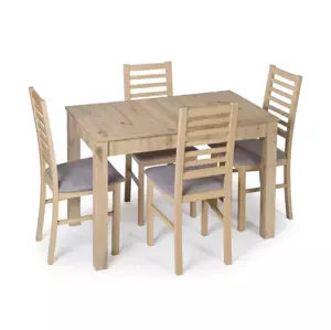 MIKO Rozkládací jídelní set - stůl TZ boční rozklad + židle KT 57