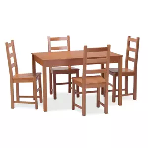 MIKO Jídelní set - stůl GASTRO + židle RUSTICA