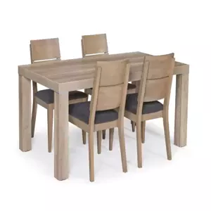 MIKO Jídelní set - stůl SPLIT + židle SPRING K2