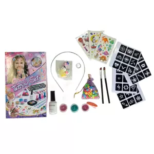 Toybit Sada tetování Glitter se šperky a nálepkami KRTB2221