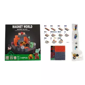 Toybit Magnetická stavebnice Minecraft Danger svítící MSTB2224