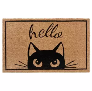 Hanse Home Rohožka Hello s kočkou 105703 45x70 cm