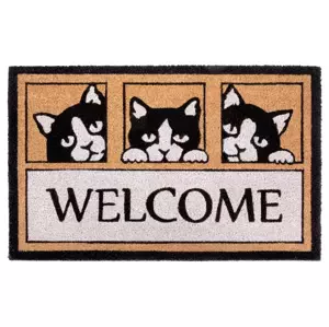 Hanse Home Rohožka Welcome, 3 kočky 105708 45x70 cm
