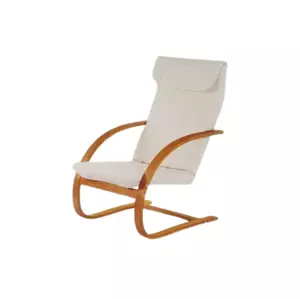 Autronic Relaxační křeslo QR-13 TR2 - Třešeň / látka krémová