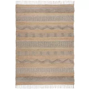 Flair Rugs Kusový koberec Jubilant Medina Jute Natural/Grey 120x170 cm