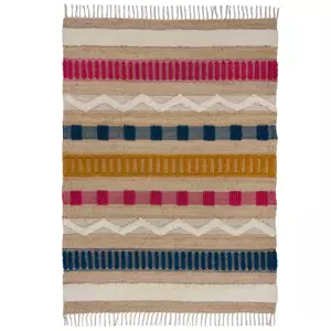 Flair Rugs Kusový koberec Jubilant Medina Jute Natural/Multi 120x170 cm