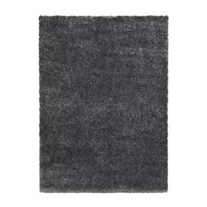 Ayyildiz Kusový koberec Brilliant Shaggy 4200 Grey 60x110 cm