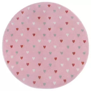 Hanse Home Dětský koberec Adventures 105951 Rose 100x100 (průměr) kruh