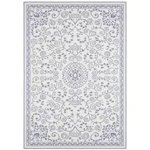 NORTHRUGS Kusový koberec Twin Supreme 103867 Leyte Blue/Cream 120x170 cm