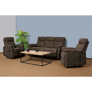 Autronic Sedací souprava se 2 polohovacími křesly ASD-311 BR3