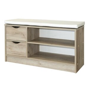 Casarredo Botník LAIT dub kraft šedý