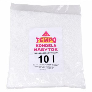 Tempo Kondela Náplň do sedacích vaků, EPS polystyrénové kuličky, balení 10 l + kupón KONDELA10 na okamžitou slevu 3% (kupón uplatníte v košíku)