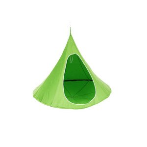 Tempo Kondela Závěsné houpací křeslo KLORIN NEW CACOON HAMMOCK, zelená BIG SIZE + kupón KONDELA10 na okamžitou slevu 3% (kupón uplatníte v košíku)