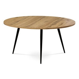 Autronic Konferenční stolek AF-3004 OAK - divoký dub/černá