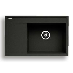 Casarredo Pyragranitový dřez CAMEA 1B 1D RH (79x50) carbon