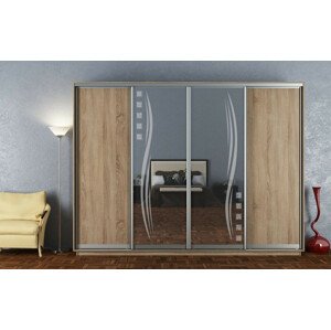 Casarredo Šatní skříň STELLA 300 sonoma