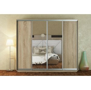 Casarredo Šatní skříň MAGNA 280 sonoma