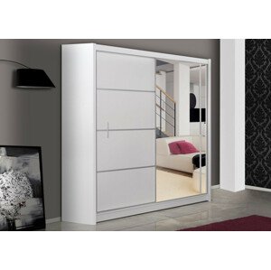 Casarredo Šatní skříň SANDINO 180 bílá