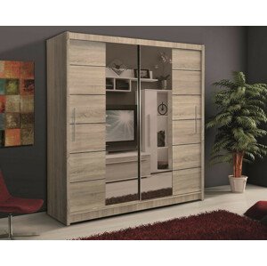 Casarredo Šatní skříň LIBERATA 2 203 dub sonoma