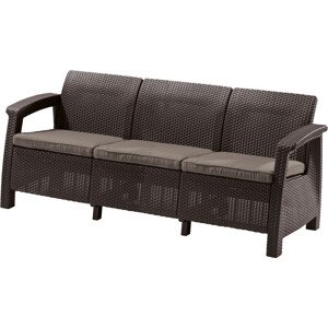 Keter Trojsedák CORFU LOVE SEAT MAX - hnědá