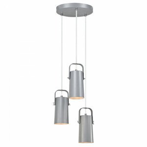Tempo Kondela Visící lampa DEVAN - šedá / kov + kupón KONDELA10 na okamžitou slevu 3% (kupón uplatníte v košíku)