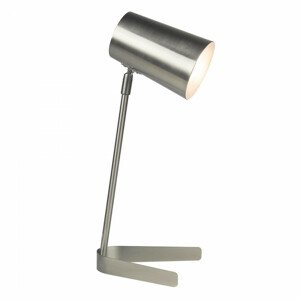 Tempo Kondela Stolní lampa Fabel - matný nikl + kupón KONDELA10 na okamžitou slevu 3% (kupón uplatníte v košíku)