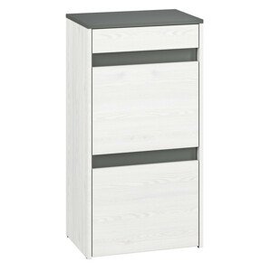 Casarredo Botník 2D s výklopnými dvířky FARFARA borovice sněžná/antracit