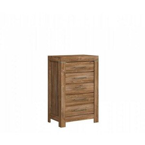BRW Gent komoda KOM5S/10/7, dub stirling